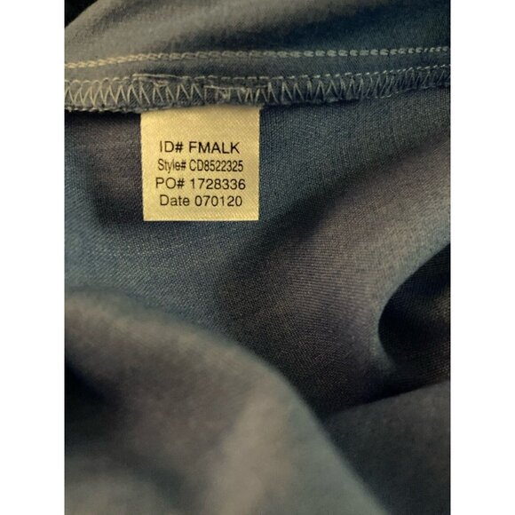 Cuddl Duds Scrub Lounge Pants Chambray Blue L Draw String Waist Pockets‎ Comfort - Picture 8 of 8